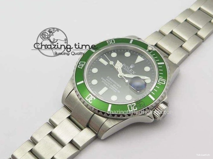 Bracelet Green Maker 16610 A3135 Dial SS Submariner BP On 0319